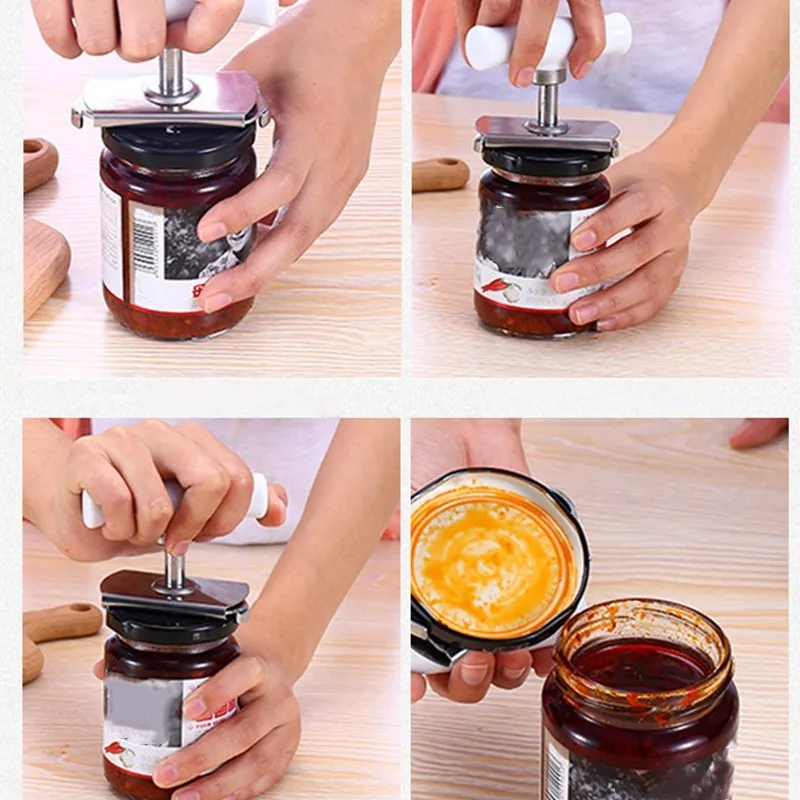 

1 шт., регулируемая многофункциональная открывалка для крышек бутылок из нержавеющей стали