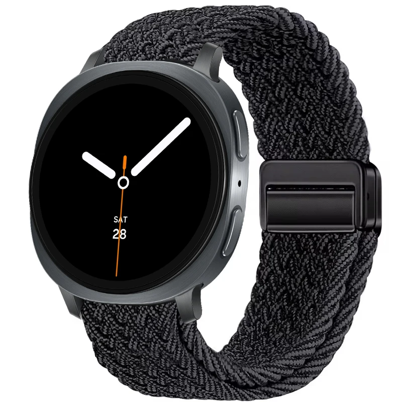 Braided Nylon Solo Loop Bracelet - Magnetic Sports Strap