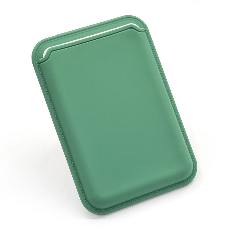 Enhanced Silicone Magnetic Wallet Card Holder - Universal Smartphone Accessory