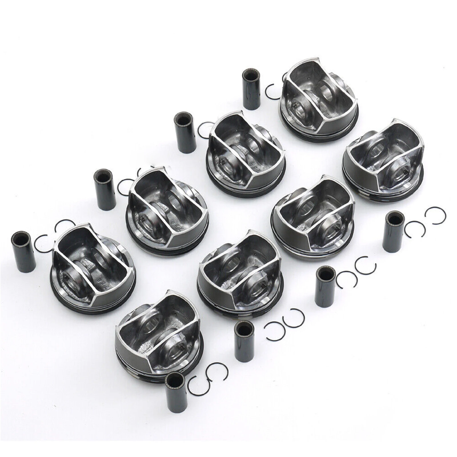 8Pcs Pistons Rings 23mm STD 94810304667 94810304567 94810393114 For Porsche Panamera Cayenne 9PA 92A 970 955 M48 4.8T Car Parts