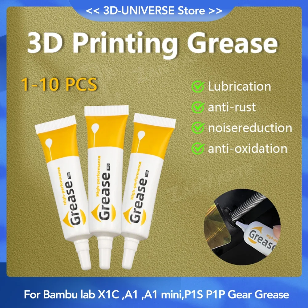 1/20PCS Grease For 3d Printer CNC Machine Guide Rail Reduce Noise Good Lubrication Effect Lubricating Oil