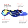Swimming Goggles Large Frame Adults Swimming Pool Eyewear Waterproof HD Anti-fog Goggles Adjustable Silicone Swim Glasses 수경 5