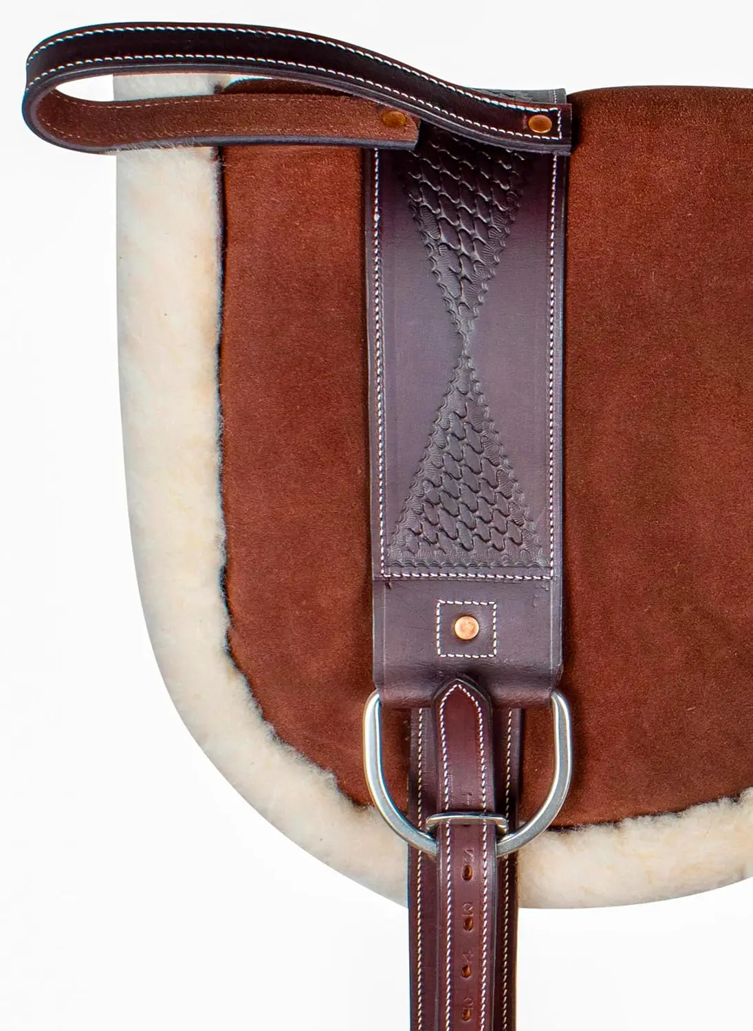 HORSE RIDING BAREBACK PAD PREMIUM TREELESS SADDLE LEATHER STIRRUPS COMFY HORSE SADDLE TACK