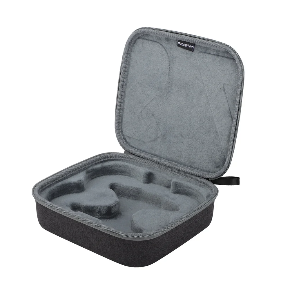 Pochette de rangement jaune pour drone DJI RC, vue de face avec logo DJI, protection et transport faciles.