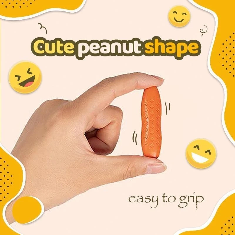 Colorful Peanut Crayons Washable Drawing Set Kids Wax Pencils Oil Pastels Children's Paintbrush Gift Box Graffiti Doodle Toys