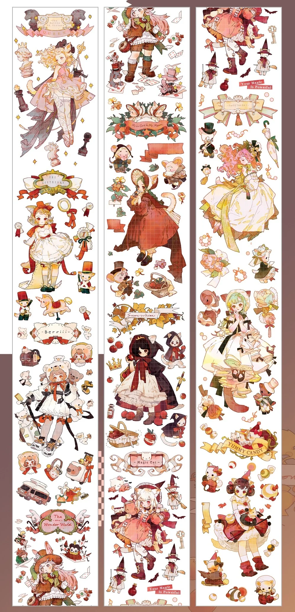 

1 loop New European Sweetheart PET Tape Cute journal Collage
