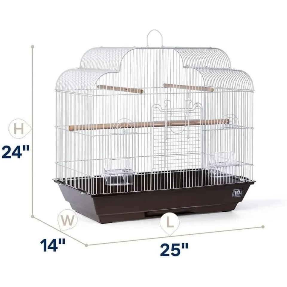 Cascade Roof Bird Cage for Pet Birds