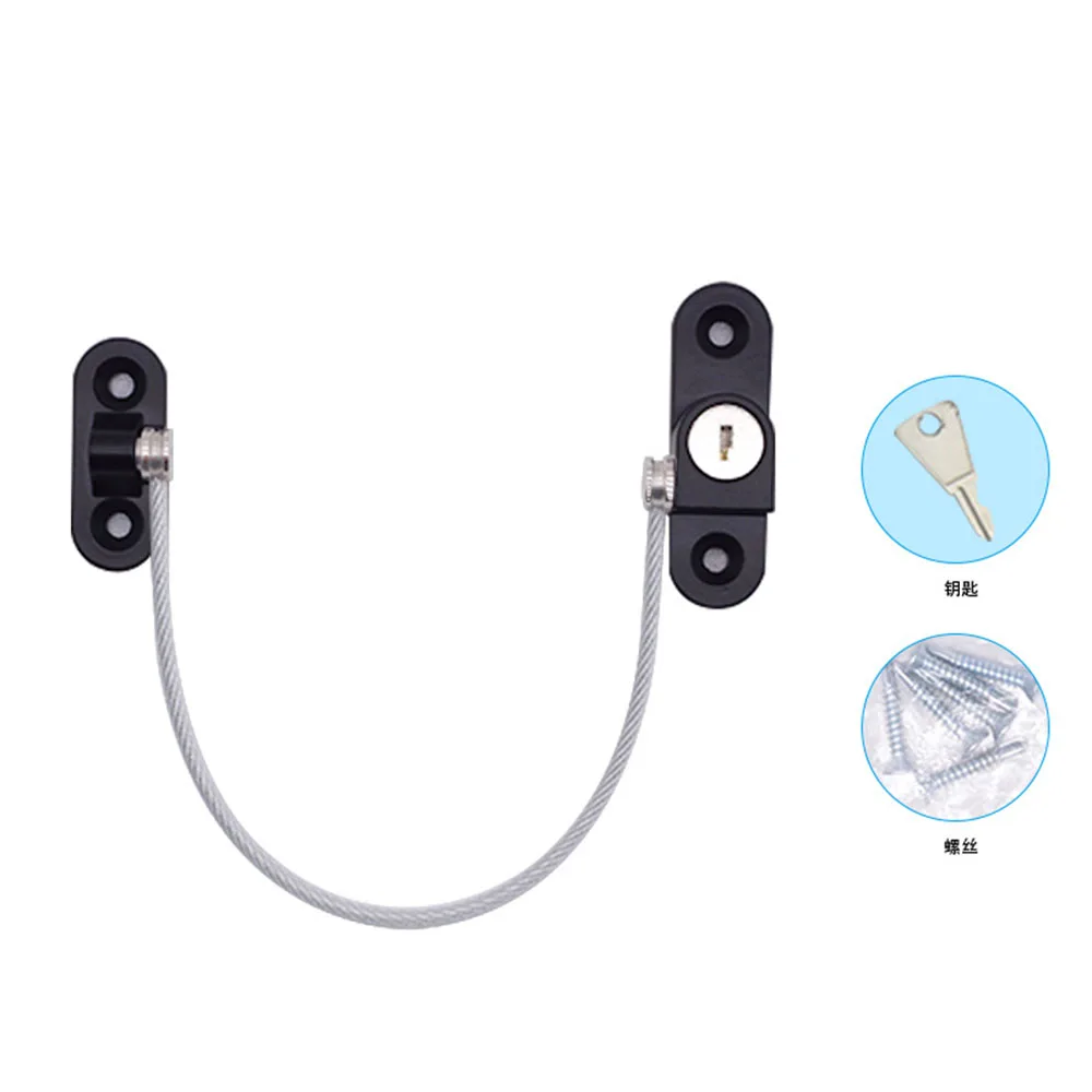 4/8Pcs/lot Child Protection Baby Safety Window Lock Stainless Steel Child Safety Locks Protection for Windows From Children Lock