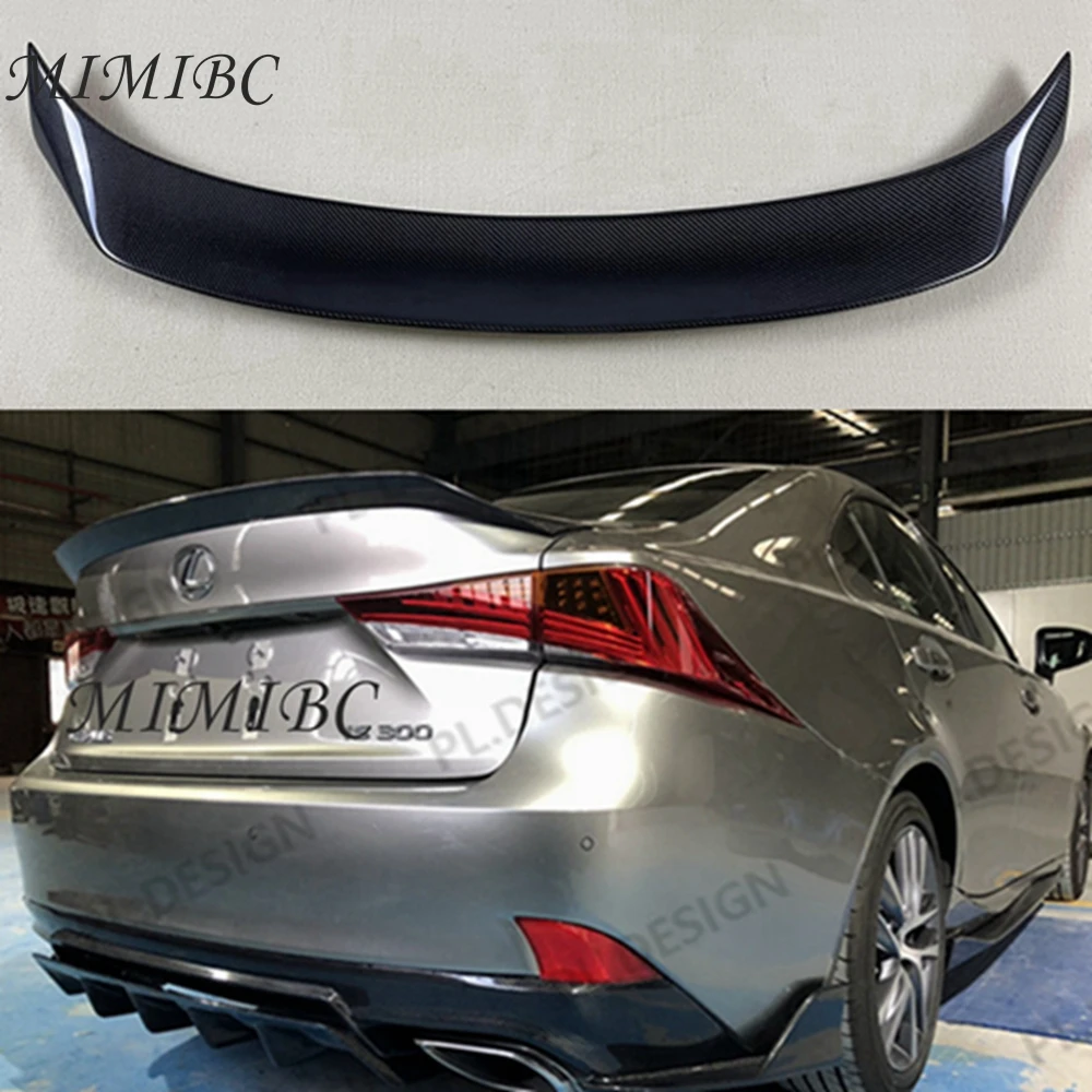 

FOR Lexus IS XE30 CT1 Style Carbon fiber Rear Spoiler Trunk wing 2013-2020 FRP Forged carbon