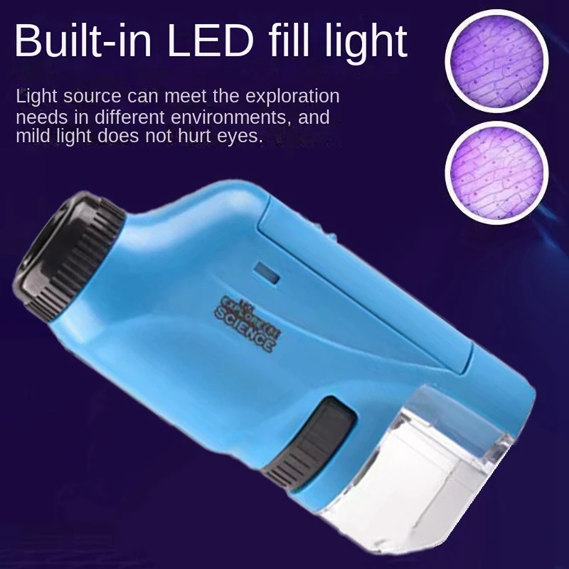 

Handheld Microscope Science Laboratory Mini Handheld Battery Powered Children's Microscope