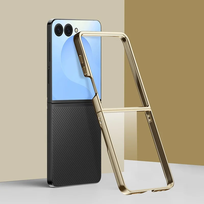 Electroplated Transparent Shockproof Phone Case - Hard PC Cover