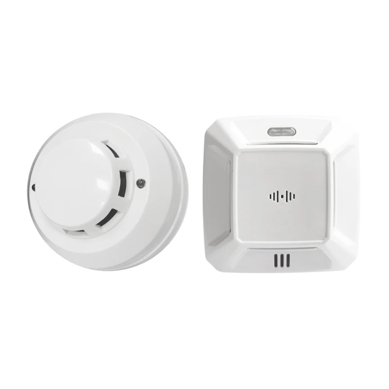 

Smoke Detector Smoke Sensor Battery Highly Sensitive Alarm Fire For Home Alarm System Smoke Detector with LED Indicator