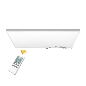 Byecold 660W Infrared Ceiling Heater with Built-in Thermostat Remote Control Ceiling-mounted Heating Panel 1