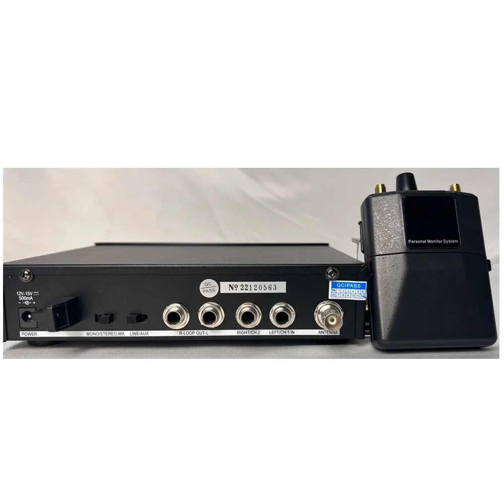PSM300 Stereo Wireless In Ear Monitor Stage Personal For Bands 500MHz 100mW 24-Bit Digital DSP Processor Audio