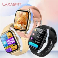 LAXASFIT 2025 New Men's Smart Watch Women's Gift Full Touch Screen Sports Fitness Watch Bluetooth Phone Digital Smart Watch