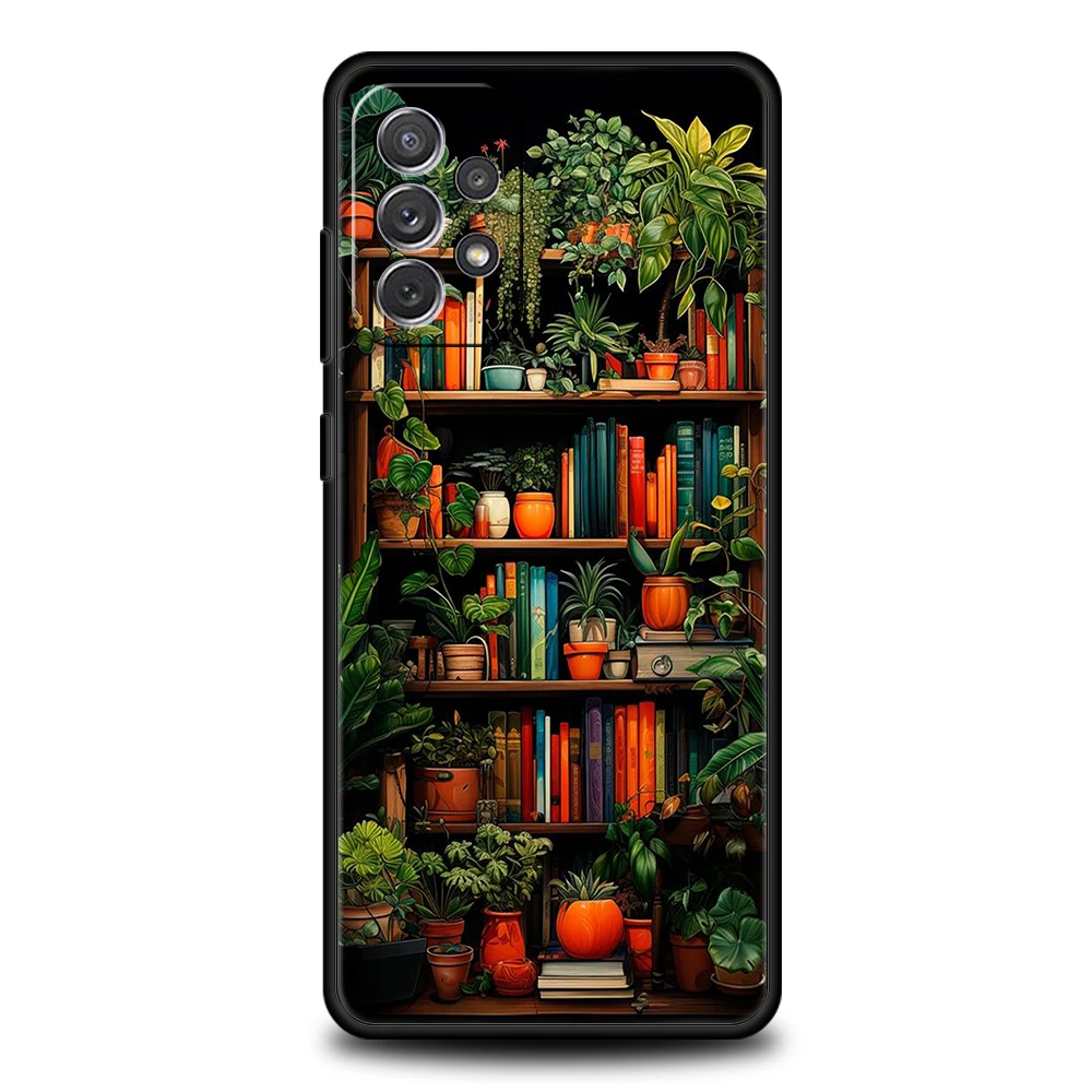 Read Books Illustration Silicone Phone Case