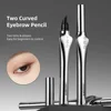 Two Nib Curved Eyebrow Pencil Waterproof Sweatproof Non-smudging Multifunctional Natural Eyebrow Pencil Makeup Cosmetics 4