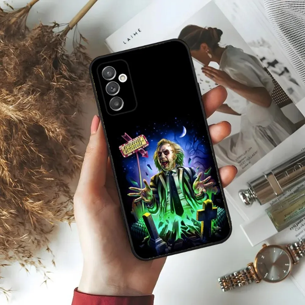 thumbnail image 1 of B-Beetlejuices 2 Phone Case For Samsung S24,23,22,30,21,10,9,Ultra,Plus,Lite,FE,5G Black Soft Case, 1 of 4