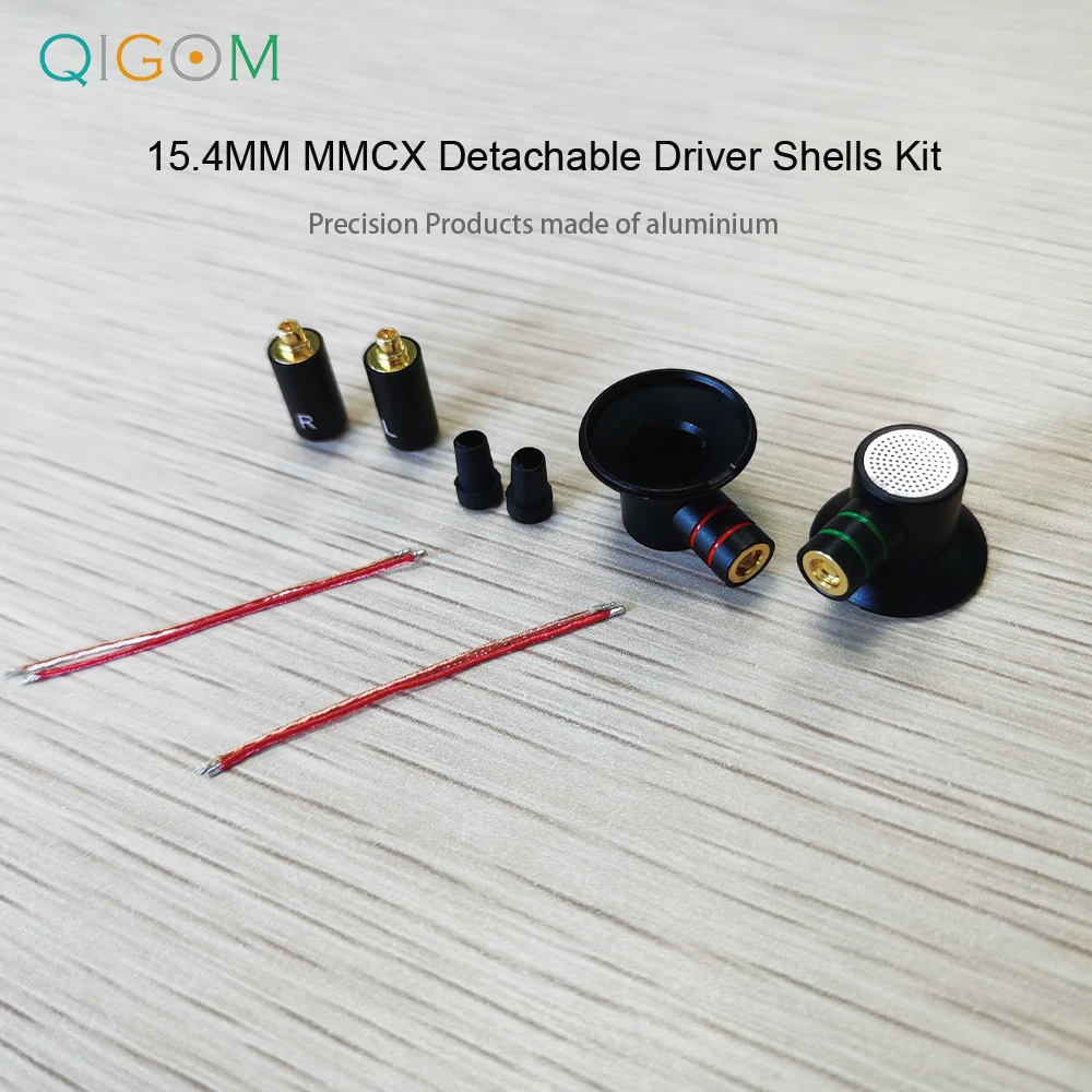 Qigom Mx500 15.4 mm Mmcx Destacável Faça Você Mesmo Fones de Ouvido Fones Kit Conchas Caixas Habitação Alto-falantes - Image 2
