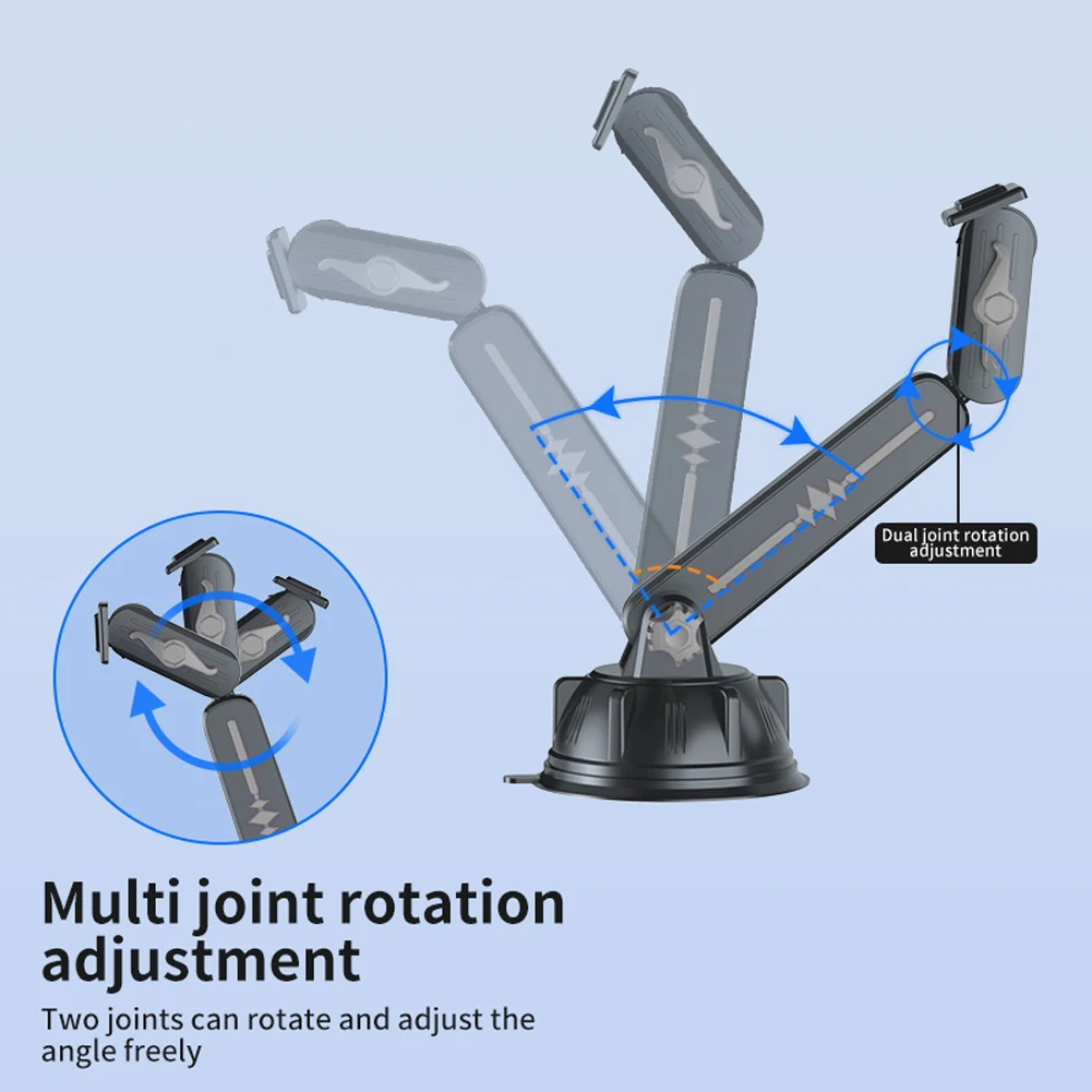 2-in-1 Suction Car Cup Holder Rotatable Vehicle Mounted Cup Holder No-Slip Multifunctional Dual Cup Holder Car Accessories