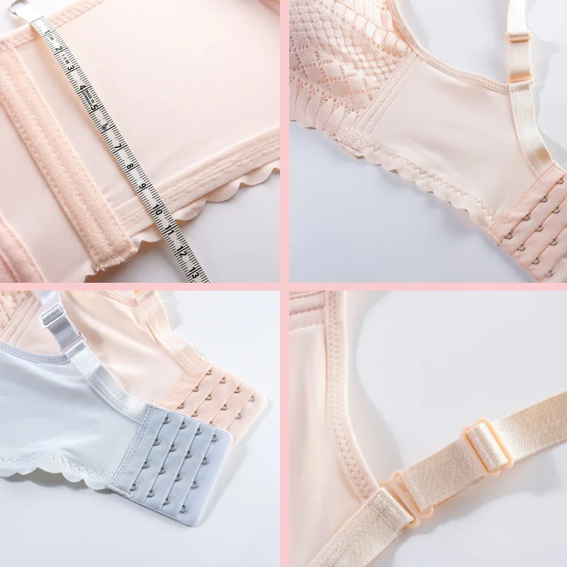 Front Button Maternity Nursing Bra Adjustable Gathered Underwear Comfortable Breastfeeding Bra for Feeding Pregnant Women Clothe 5
