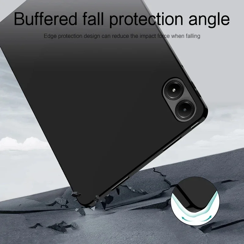 Durable Soft Silicon Protective Case for Xiaomi Redmi Pad Pro 2024 - 12.1 Inch