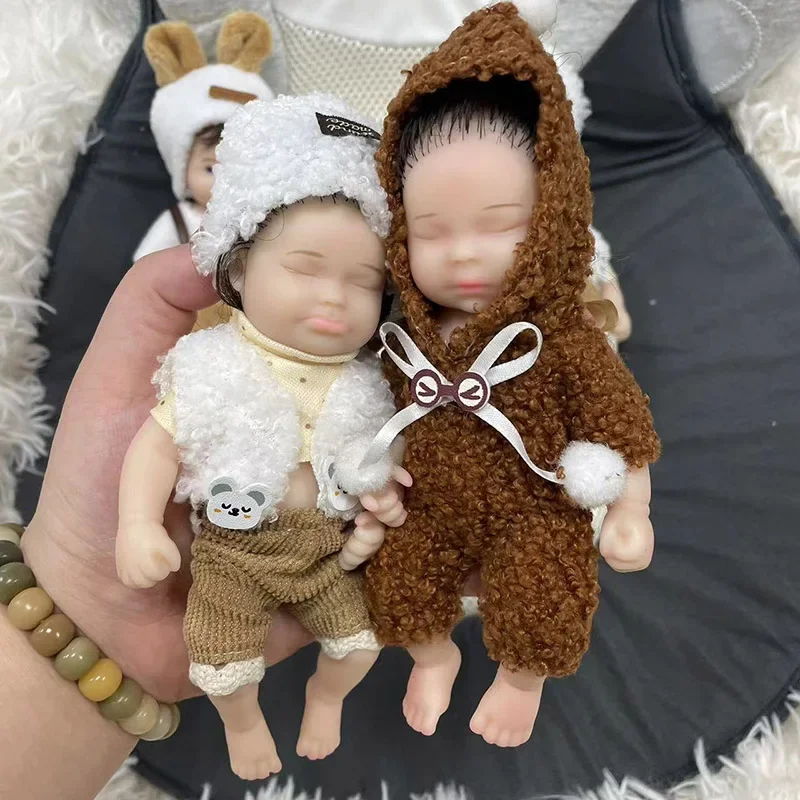 Doll Toy Tiny Reborn Baby Dolls Vueos 10 Pcs Inch Mini Reborn Baby