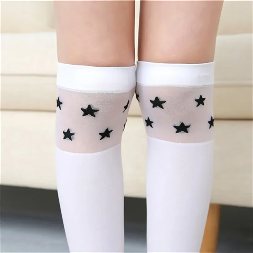 Infant Student girl over the knee high long socks cartoon cat/star/heart/stripe design baby kids child princess Kawaii stockings