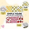 Simple Pattern Coloring Book for Adults - 24 Pages of Thick Paper with Bold, Vibrant Designs for Relaxation and Creativity 5