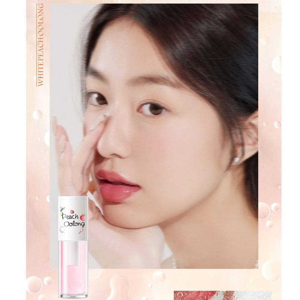 Honey Milk, White Peach Oolong Lip Essence Oil To Repair Dry Lips Remove Dead Skin Moisturize Tender and Fade Free Lip Balm 5