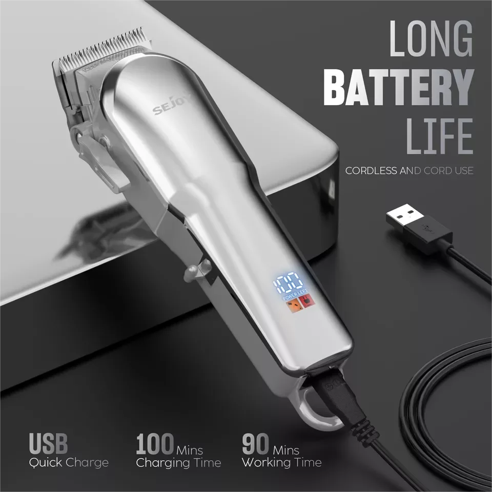 SEJOY Electric Hair Trimmer for men Professional Hair Clipper Man Hair cutting machine 2