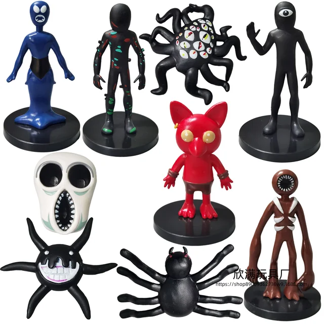 9pcs Rainbow Friends Game Doors Figure Horror Spider Seek Eyes Screech  Monsters Cartoon PVC Model Toy Ornament Boy Gift - AliExpress