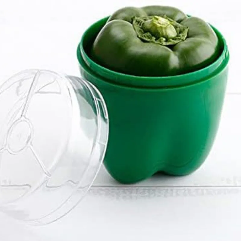 Food Fruit Vegetable Garlic Onion Lemon Orange Corn Saver Box Avocado Keeper Fresher Jars Tomato Storage Container Sealed Box 4