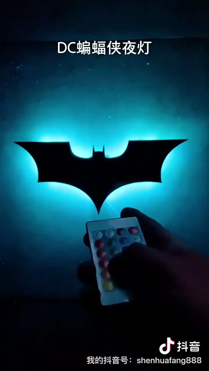 BATMANバットマン ライト付き壁掛け彫刻 BATMANバットマン ライト付き壁掛け彫刻