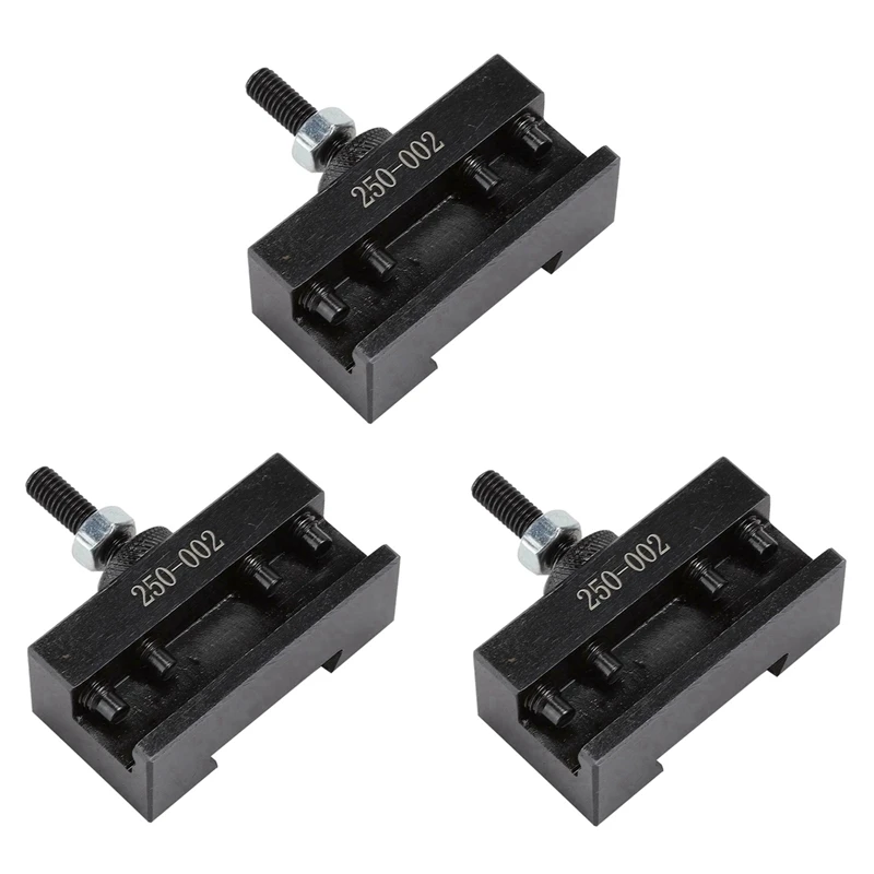 

3X 250-002 Quick Tool Change Holder Turning Facing Lathe Parting Blade