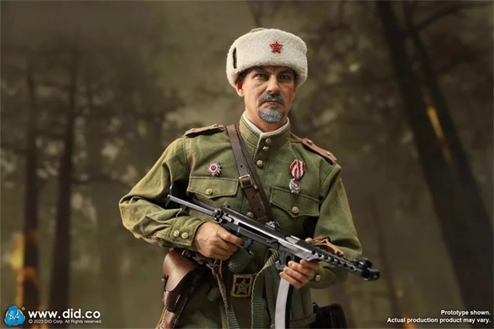 

In Stock 1/6 DID R80173 WWII Series Soviet Army Soldier General Tough Warrior Guy Hero Full Set Moveable Action Figure Gift