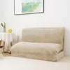 Folding Matress Sofa, Foam Filling Folding Matress Sofa, Includes Removable and Machine Washable Cover, Soft Faux Fur 3