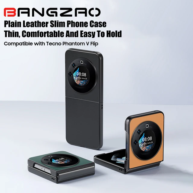 For Tecno Phantom V Flip Phone Case Tecno Phantom V Flip Anti Fall Ultra Thin Solid.jpg