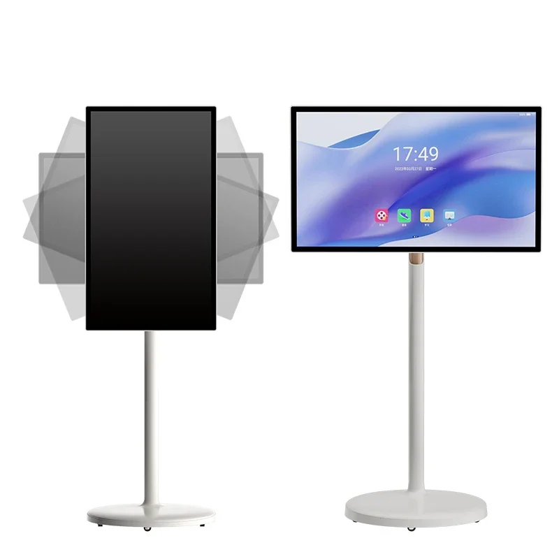 GPX 21.5 개인 정전 용량 터치 이동 화면, 1920*1080 USB IPS LCD 피트니스 디스플레이, 안드로이드 모니터, 스탠드 포함, 32 인치