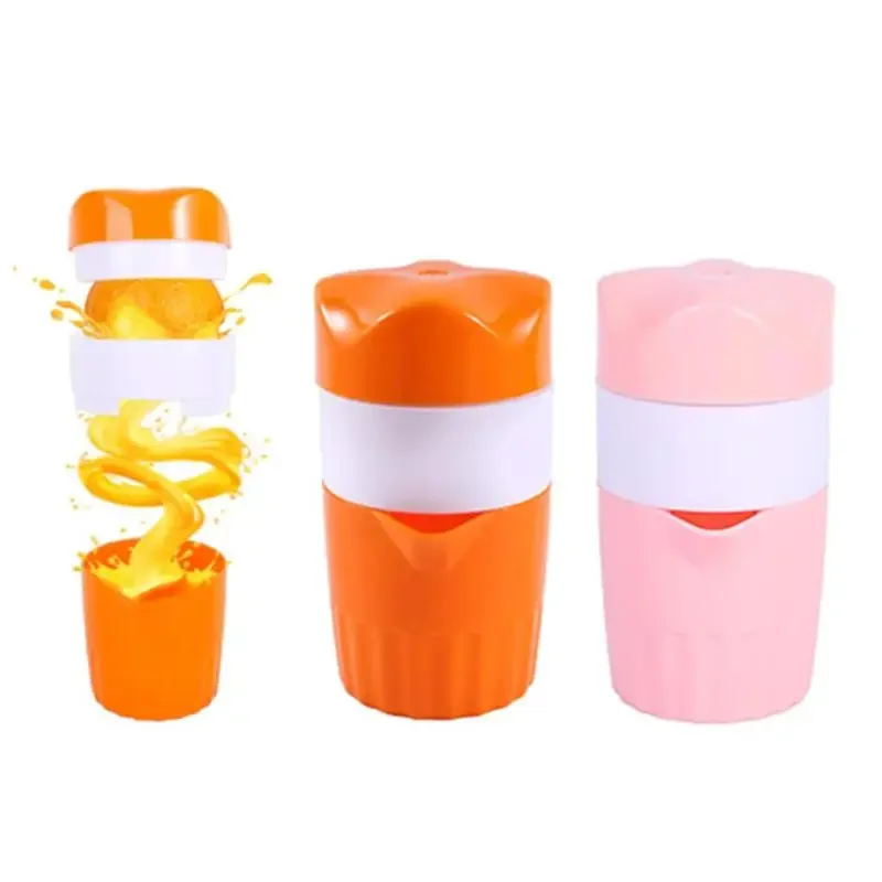Portable Manual Citrus Juicer Orange Lemon Fruit Squeezer 300ML Orange Juice Cup