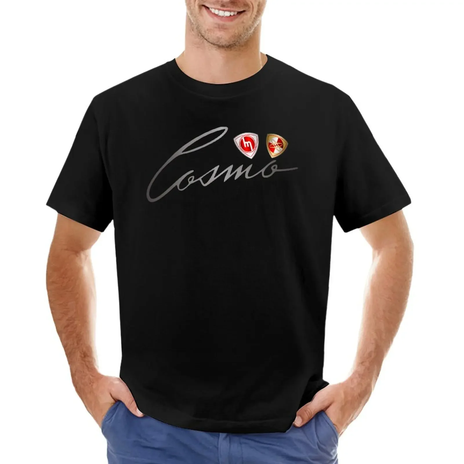 Cosmo Sport Prototipo Emblemi T-Shirt Customs Design Your Own Boys Whites Sublime Mens Clothing