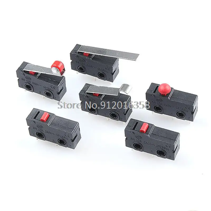 

KW12 stroke limit switch contact button KW11-3Z-2 micro switch straight handle 3pin 5A 125V250V