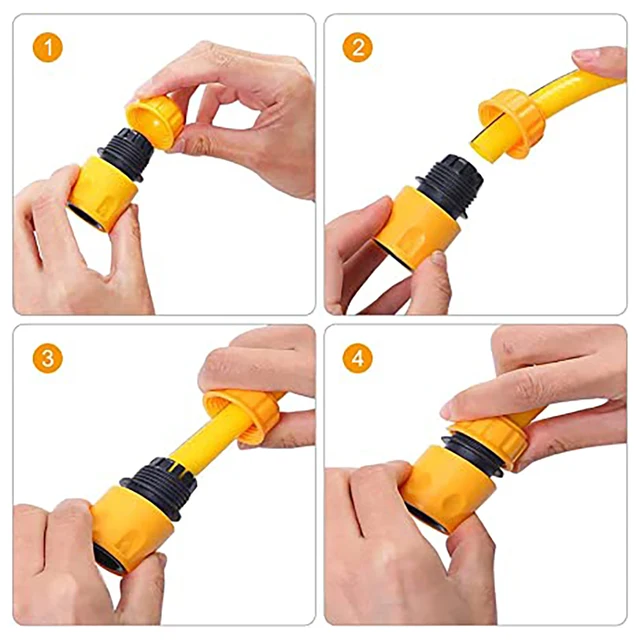 15 Dcs Kerti Tömlő Csatlakozóhoz Készített Csatlakozó Vége 3 Tap Extender Gyors Csatlakozók Javító Közös Cső Öntöző Tartozékok - Image 4