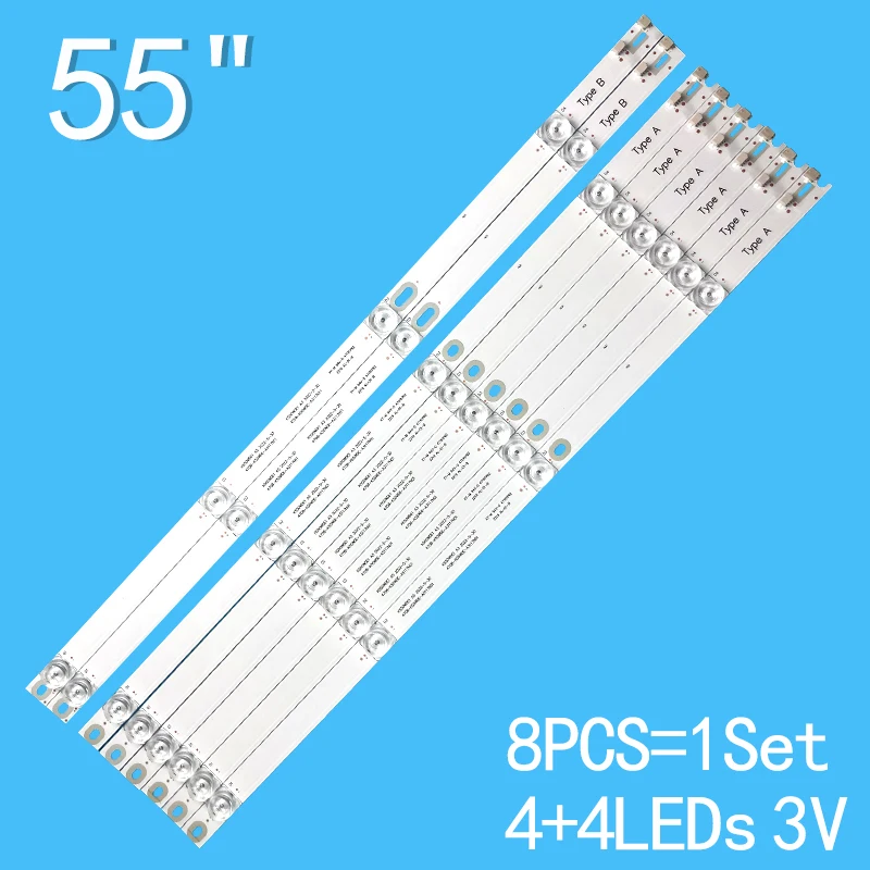 LED backlight strip For 4708-K55WDE-A3117N01 4708-K55WDE-A5117N01 K550WDE1 A3 55PUF7194/T3