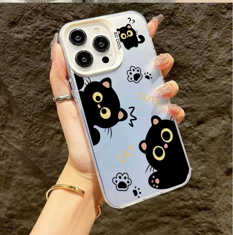 Cute Black Cat Cover - Stylish Protective Case