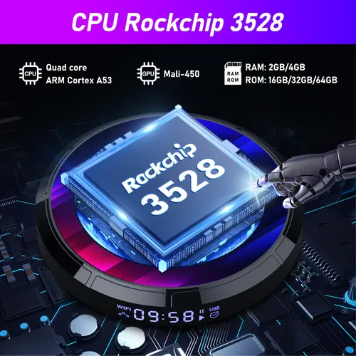 안드로이드 셋톱 TV 박스, 디코딩 및 재생, 4K 비디오 지지대, 2.4G, 5.8G, WiFi6, BT5.0, 8K, 24Fps, H96MAX, RK3528 2