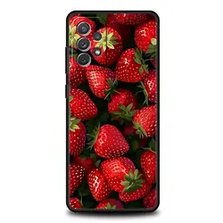 Summer Strawberry Flowers Phone Case - Vibrant Floral Design Cover - Samsung A05S (A4)