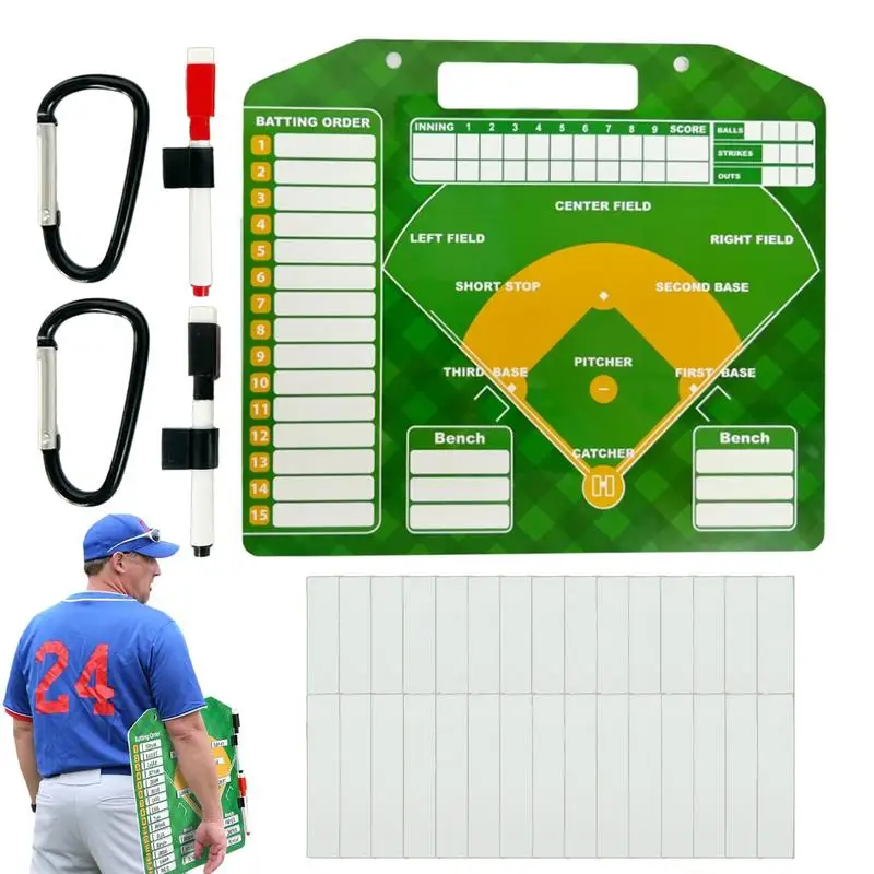 

Baseball Lineup Cards Dry Erase Lineup Board With Magnetic Design Sturdy Baseball Clipboard For Coaches Baseball & Softball