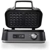 Calphalon Intellicrisp Belgian Waffle Maker with LED Display Timer and Ceramic Cooking Plates, Makes 2 Waffles 1