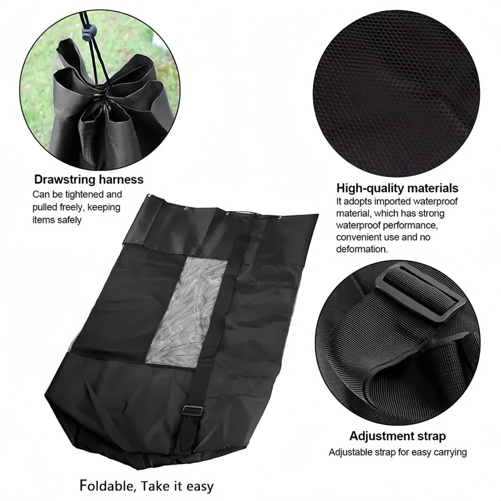 1PC Thickened Sports Ball Bag Mesh Socce Ball Bag Heavy Duty Drawstring Bags for Holding Basketball,Volleyball,Baseball,Swimming